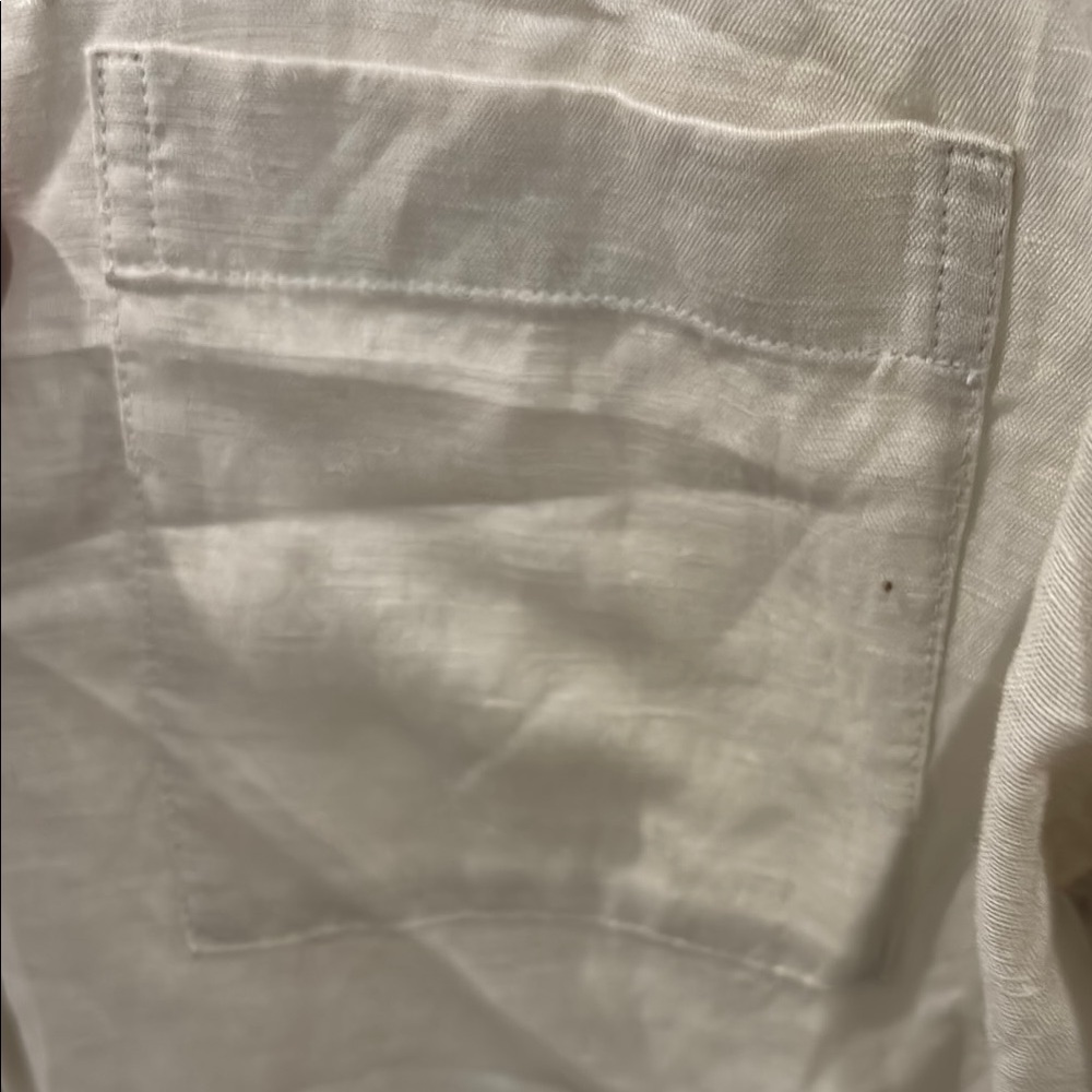 NWT Theory women’s button linen Shirt - Picture 4 of 4